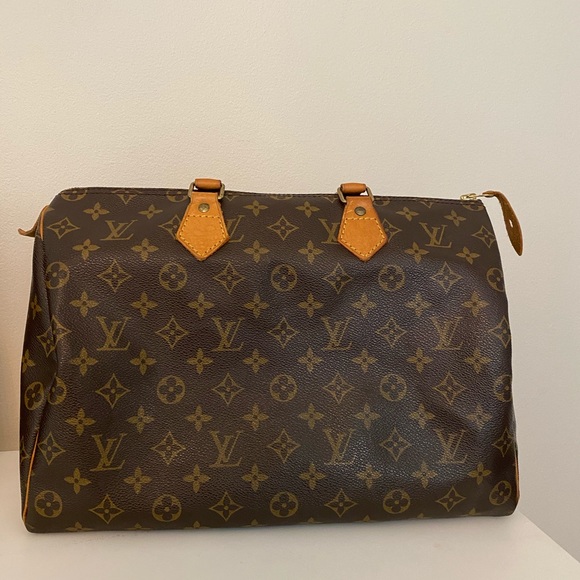 Authentic-Louis Vuitton Speedy 35 Monogram - Picture 4 of 10